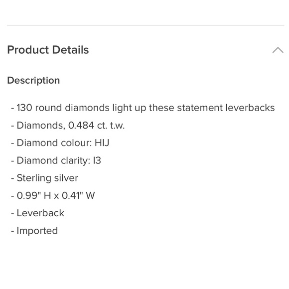 Stunning diamond and sterling silver earrings - Picture 4 of 9